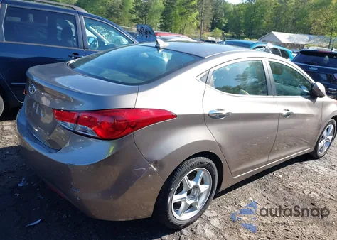 2013 Hyundai Elantra Gls из США, поврежденный, VIN 5NPDH4AE3DH323110